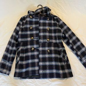Children London Fog Faux Wool Peacoat